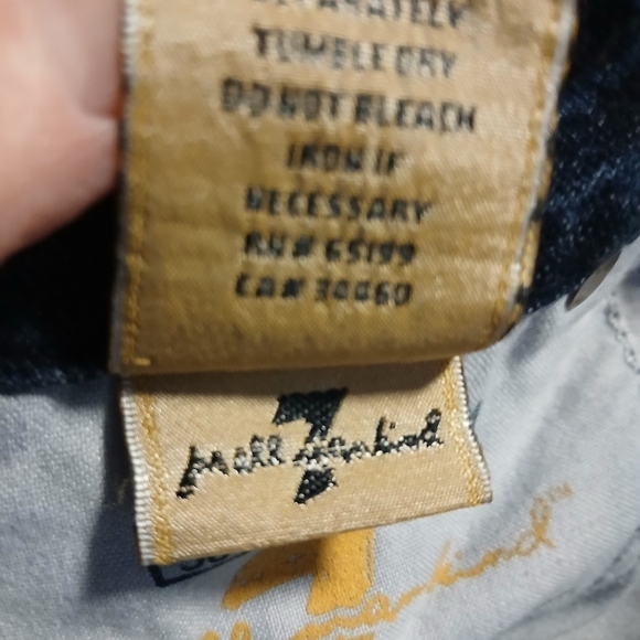 7 for all mankind ladies jeans. Vintage. A pocket boot cut. Size 29 waist - Picture 10 of 13